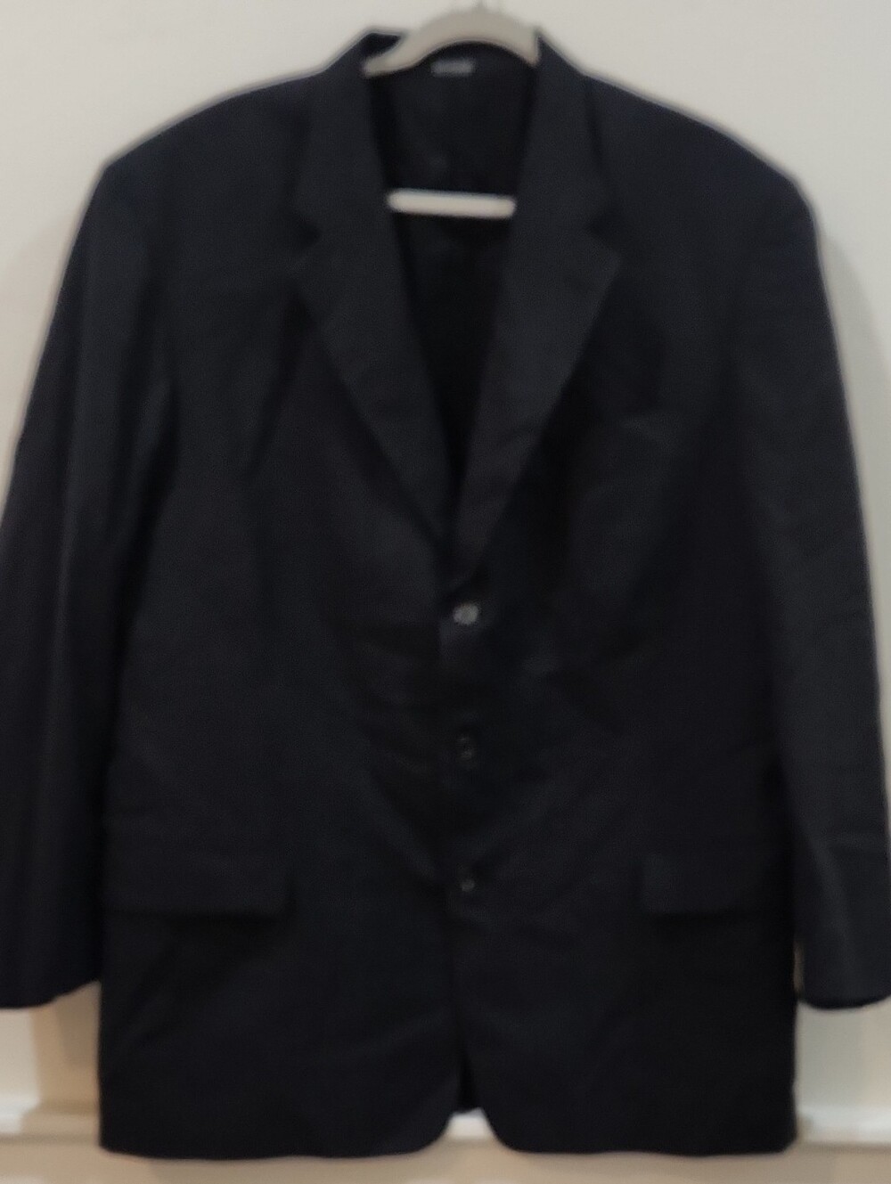 Oscar de la Renta Black Men's Single-Breasted Blazer